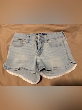 Hollister Light Blue Denim Shorts